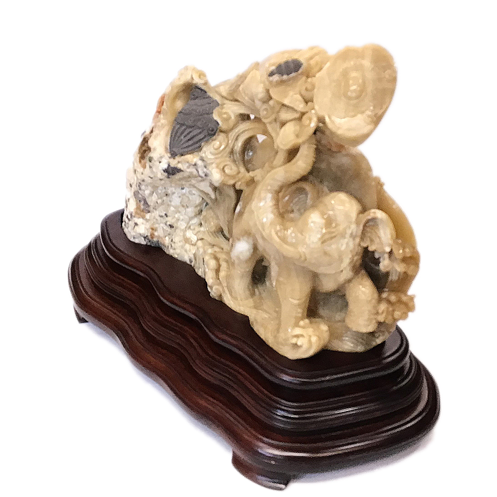 吉祥還願象龍宮舍利巧雕【十方】150882