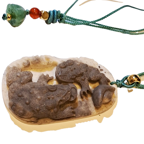 招財蟾蜍{龍宮舍利}蓮花項鍊【十方】151411