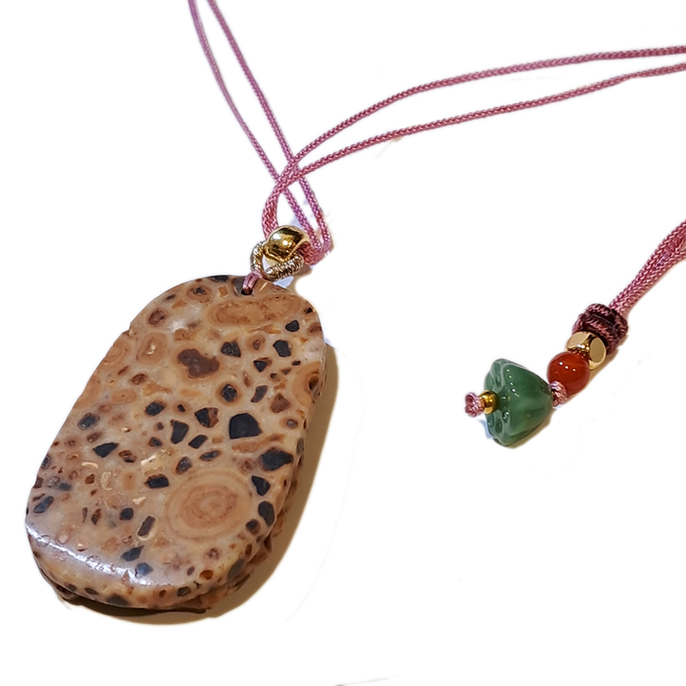 招財蟾蜍{龍宮舍利}蓮花項鍊【十方】151390