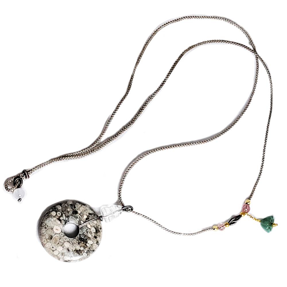 龍宮舍利{平安扣}中國結項鍊【十方】151686