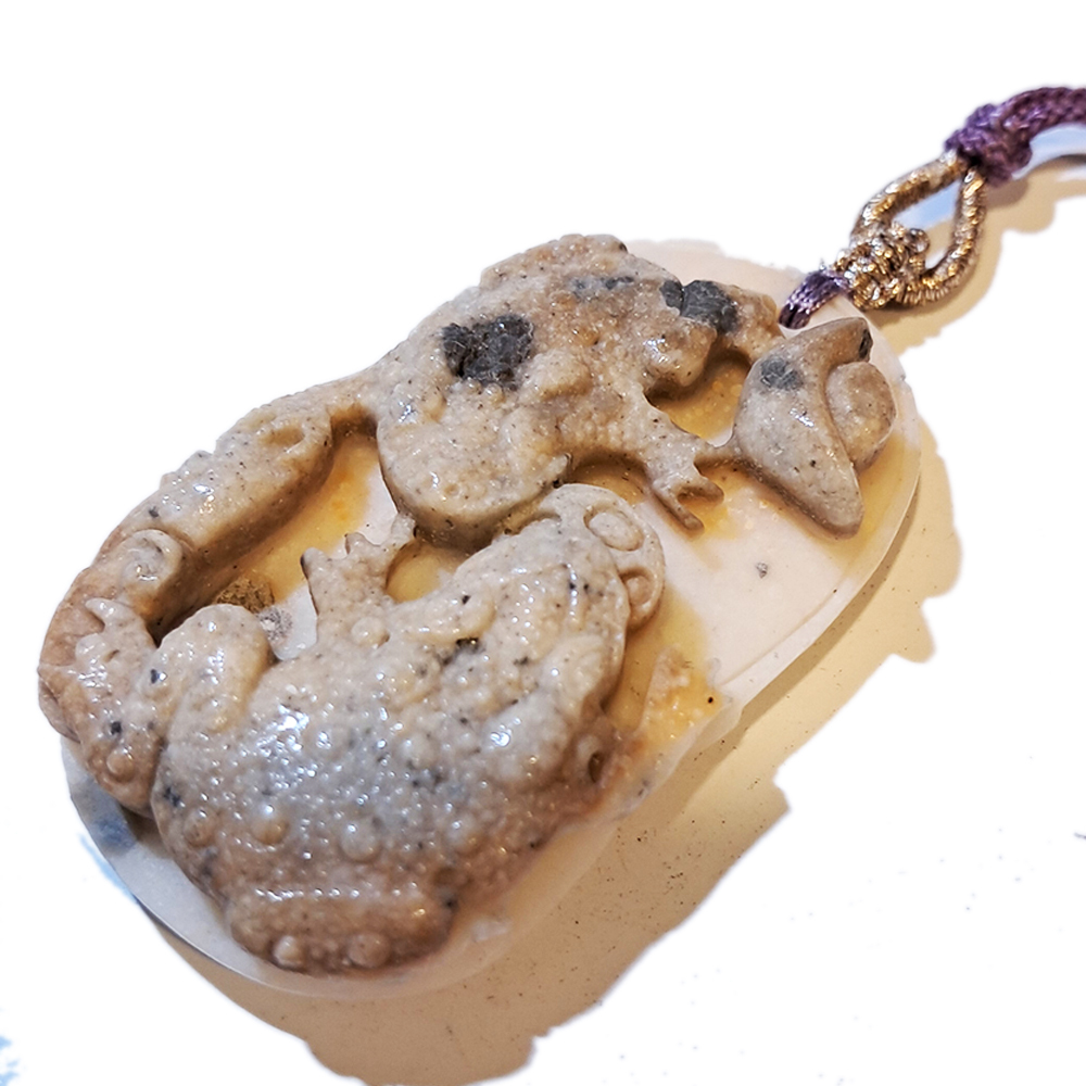 招財蟾蜍{龍宮舍利}中國結項鍊【十方】151465