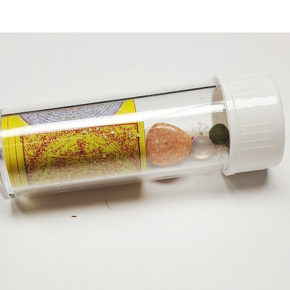 七彩金剛舍利&綠度母甘露丸寶瓶+開運香袋【十方】151948