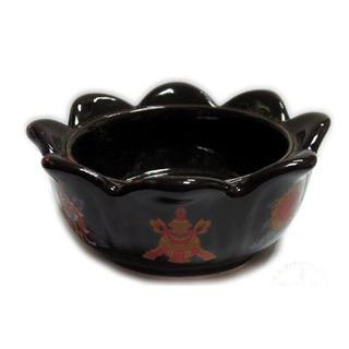 八吉祥開運燈座{消業障)黑【十方】126510