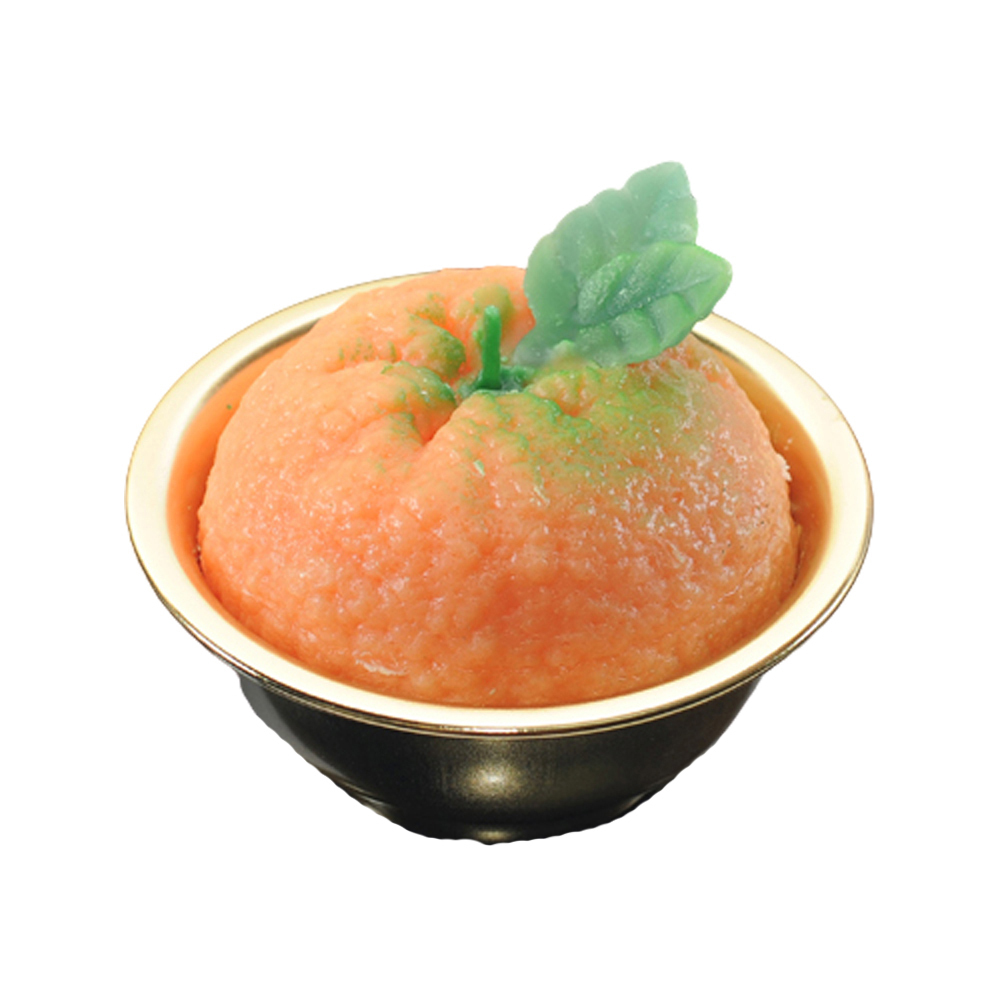 吉祥如意{燭}金碗(1對)【十方】131140