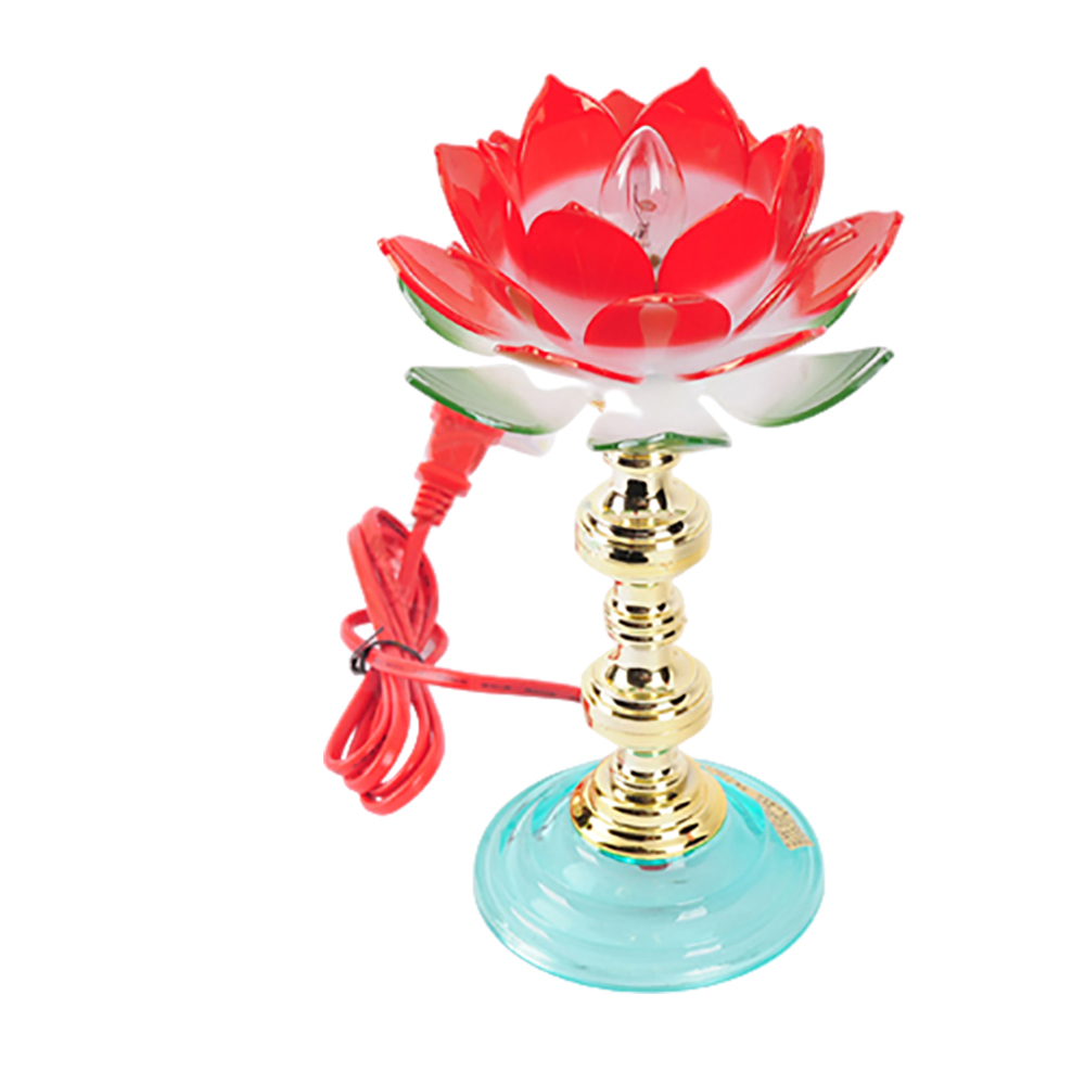 蓮花電燈23公分一對【十方】140285