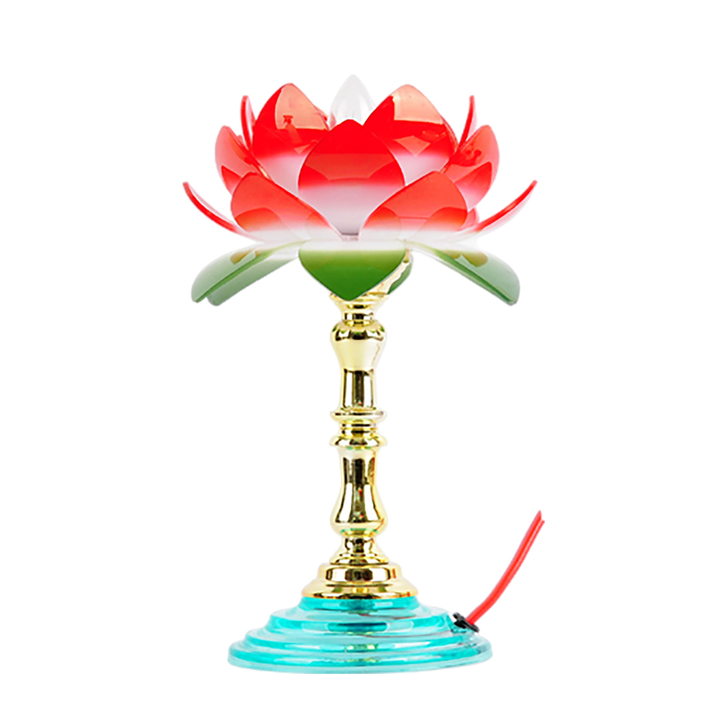 蓮花電燈 21公分一對【十方】141770