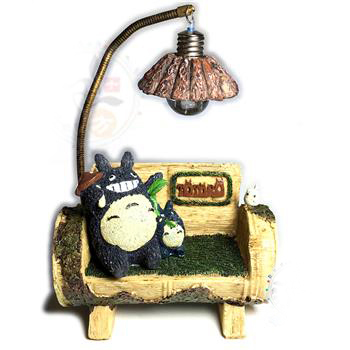 龍貓 木椅 led燈【十方】148101