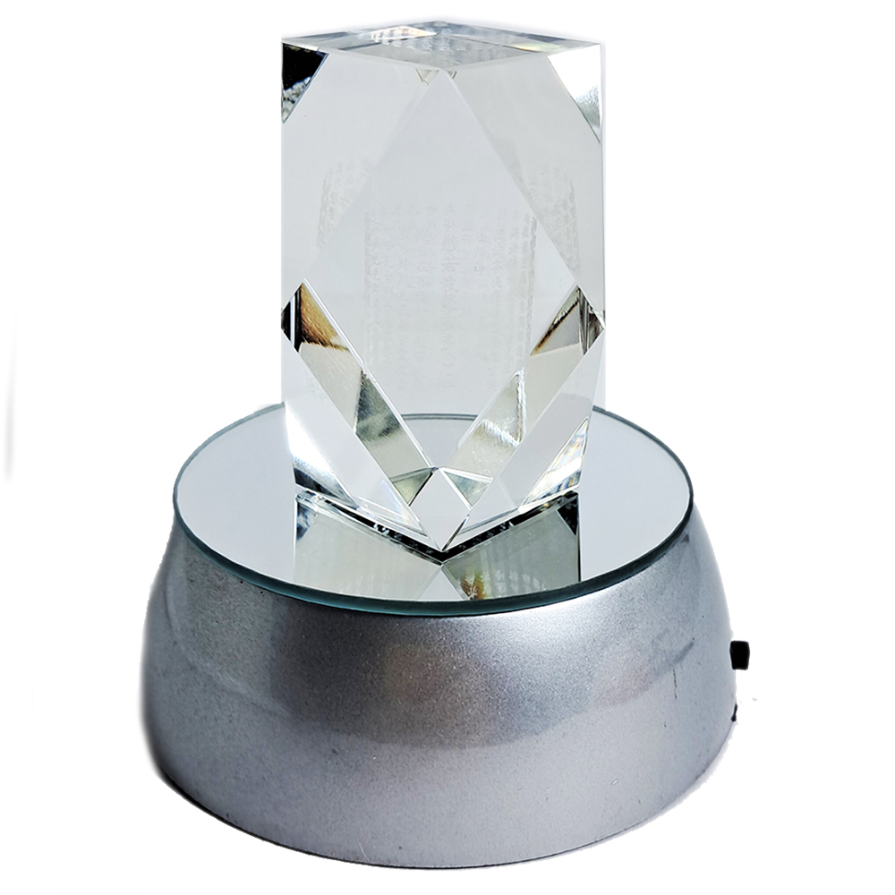 心經 水晶柱+七彩led燈座【十方】146867