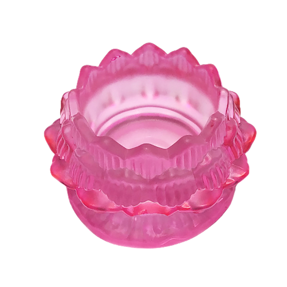 白琉璃蓮花燈座【十方】149143