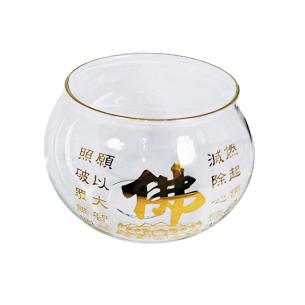 金佛耐熱玻璃油杯【十方】150031