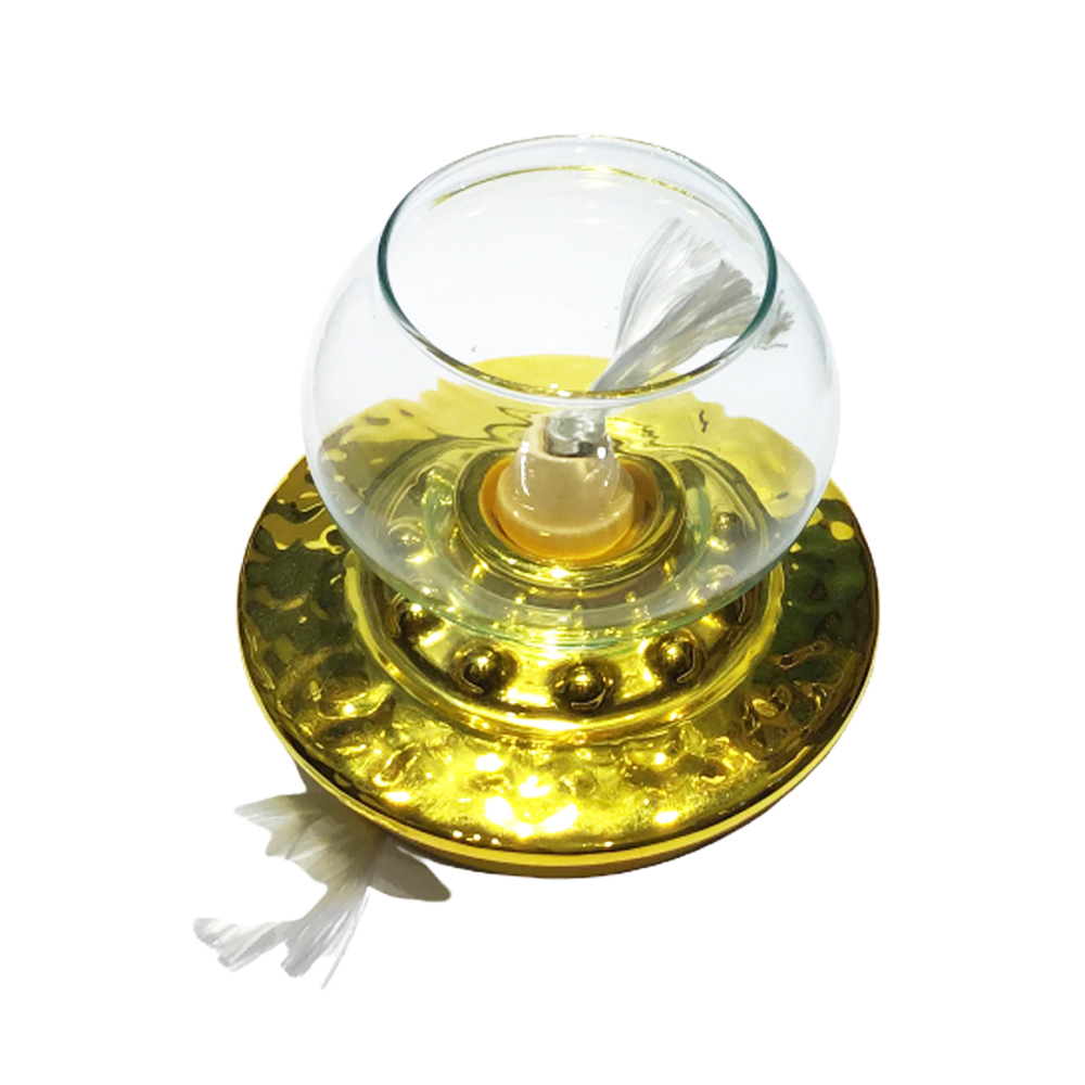 萬年燈心油燈防風組【十方】150051