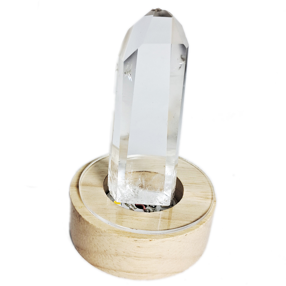 水晶柱7公分& led燈座【十方】152476