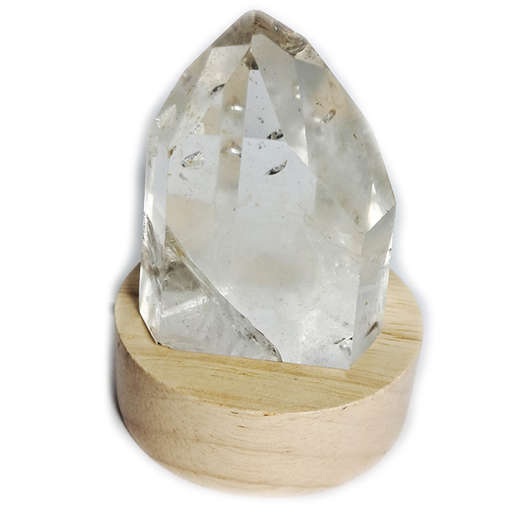 水晶柱6公分& led燈座【十方】152470