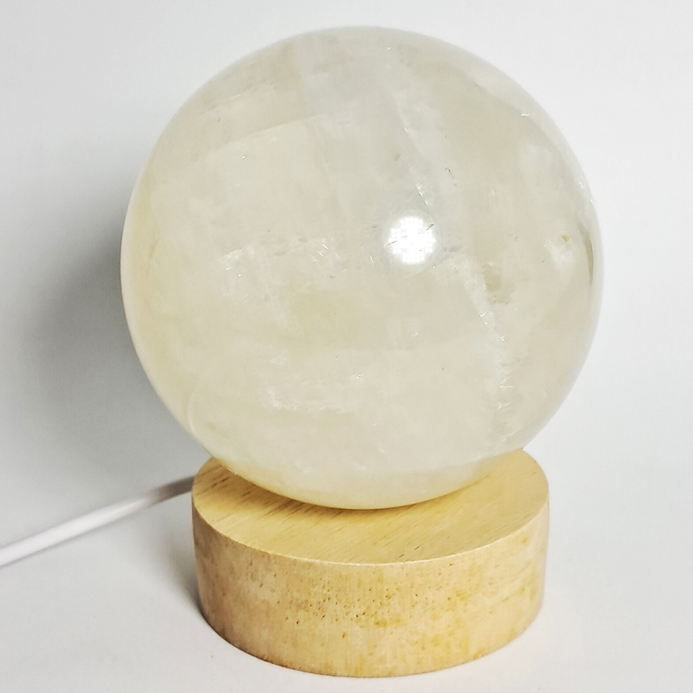 水晶球7.3公分&led燈座【十方】152423