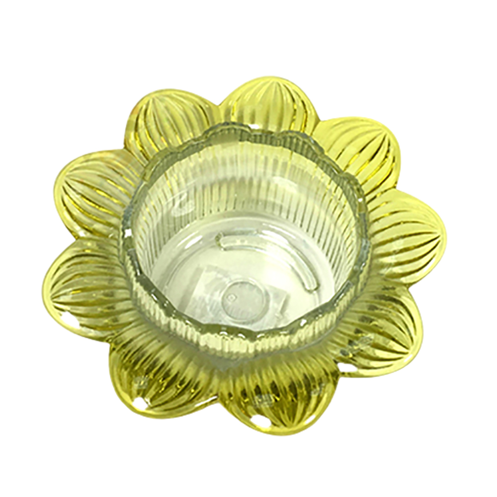 金黃蓮玻璃座{大)【十方】119299