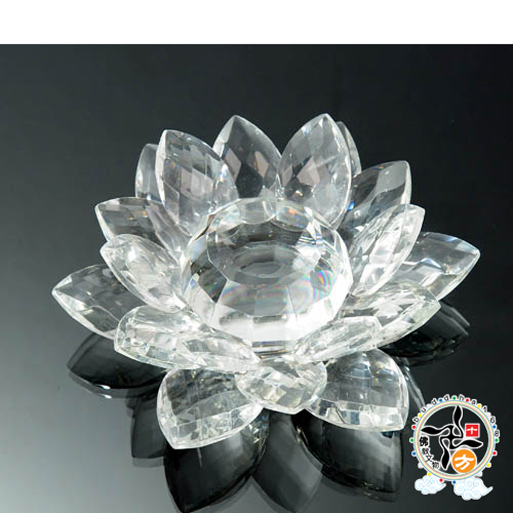 水晶蓮花(大平台)15公分【十方】135421