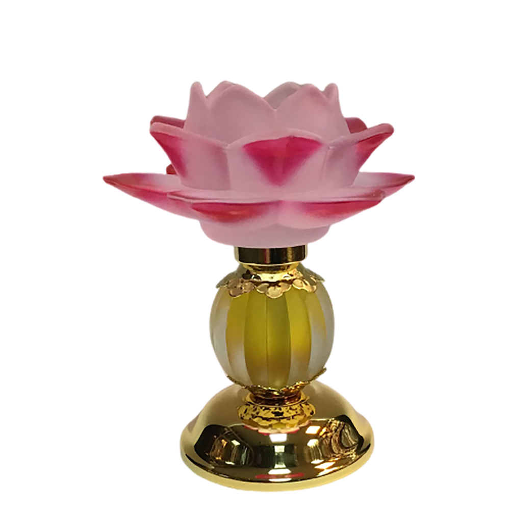 紅蓮花琉璃燈 燭台【十方】146849
