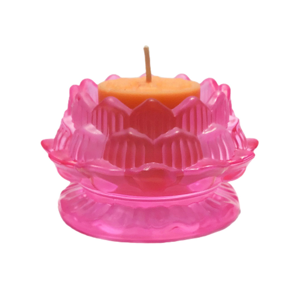 白琉璃蓮花燈座【十方】149143