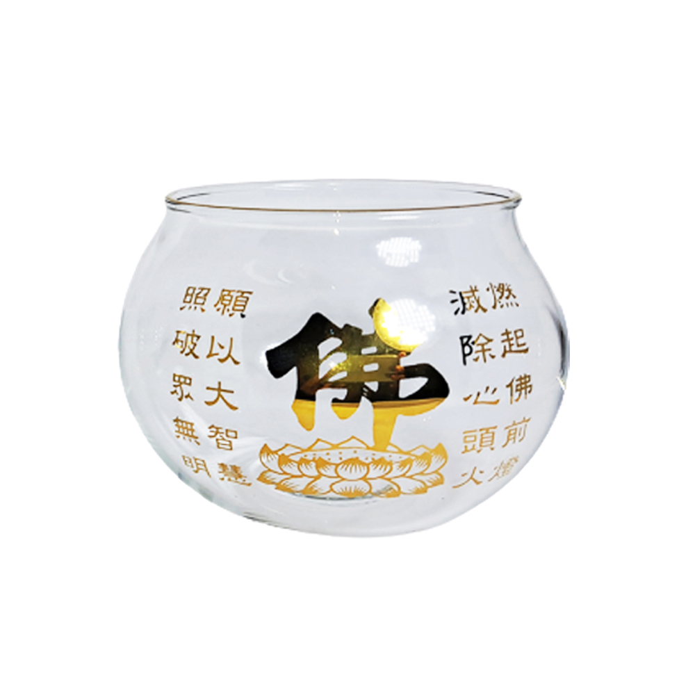 金佛耐熱玻璃油杯【十方】150031