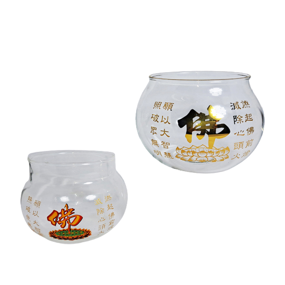 佛耐熱玻璃油杯【十方】150032