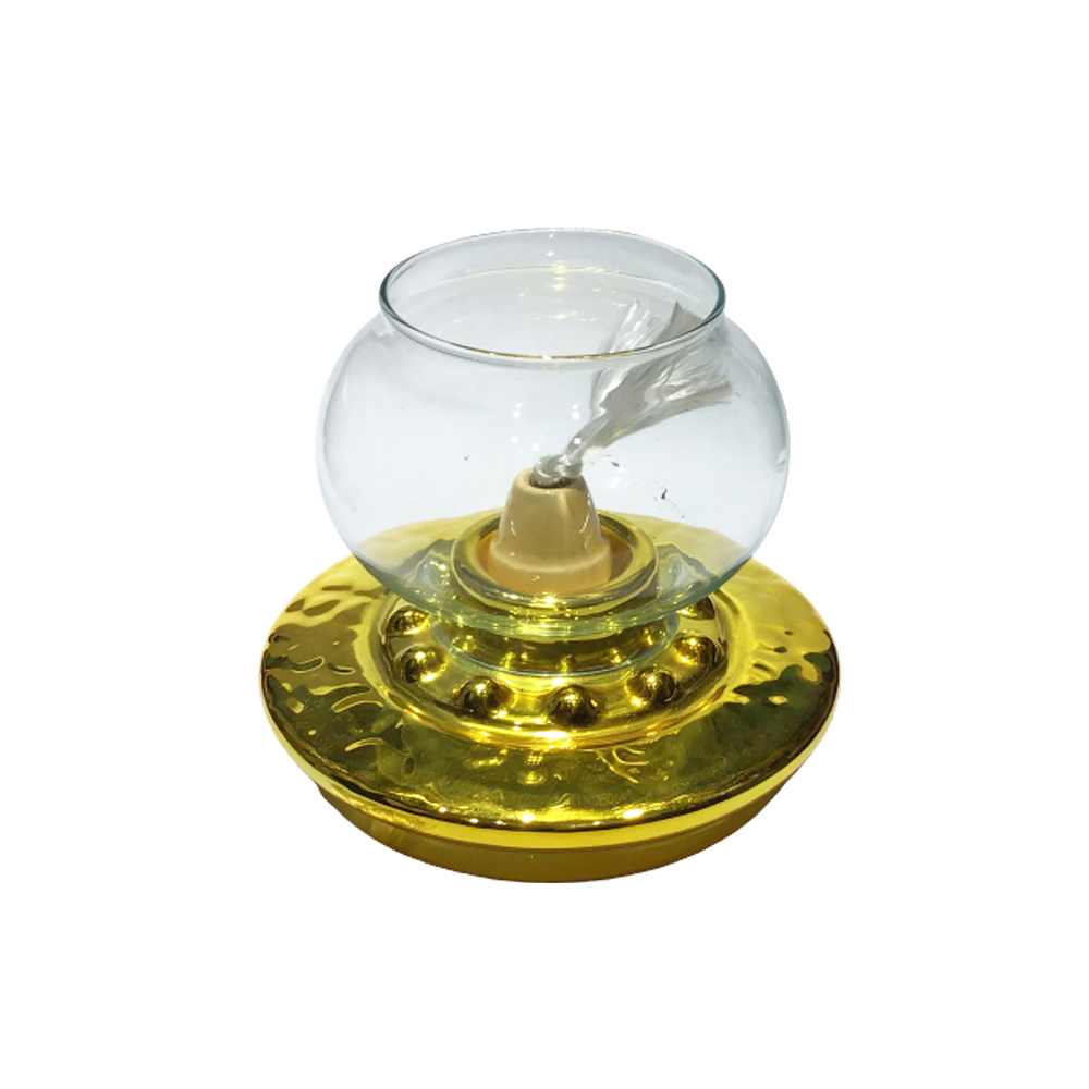 萬年燈心油燈防風組【十方】150051