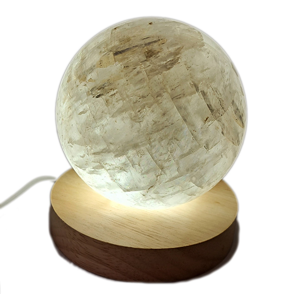 水晶球9.3公分&led燈座【十方】152420