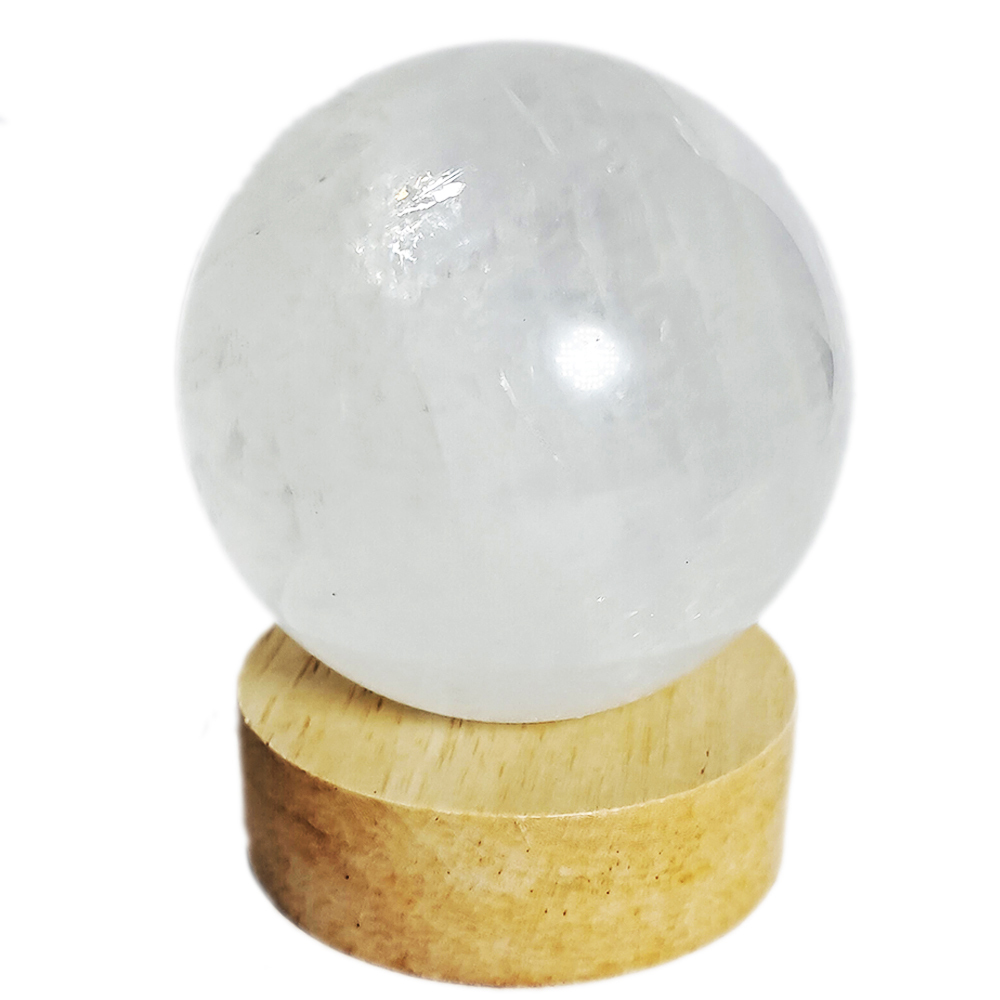 水晶球6.8公分&led燈座【十方】152425