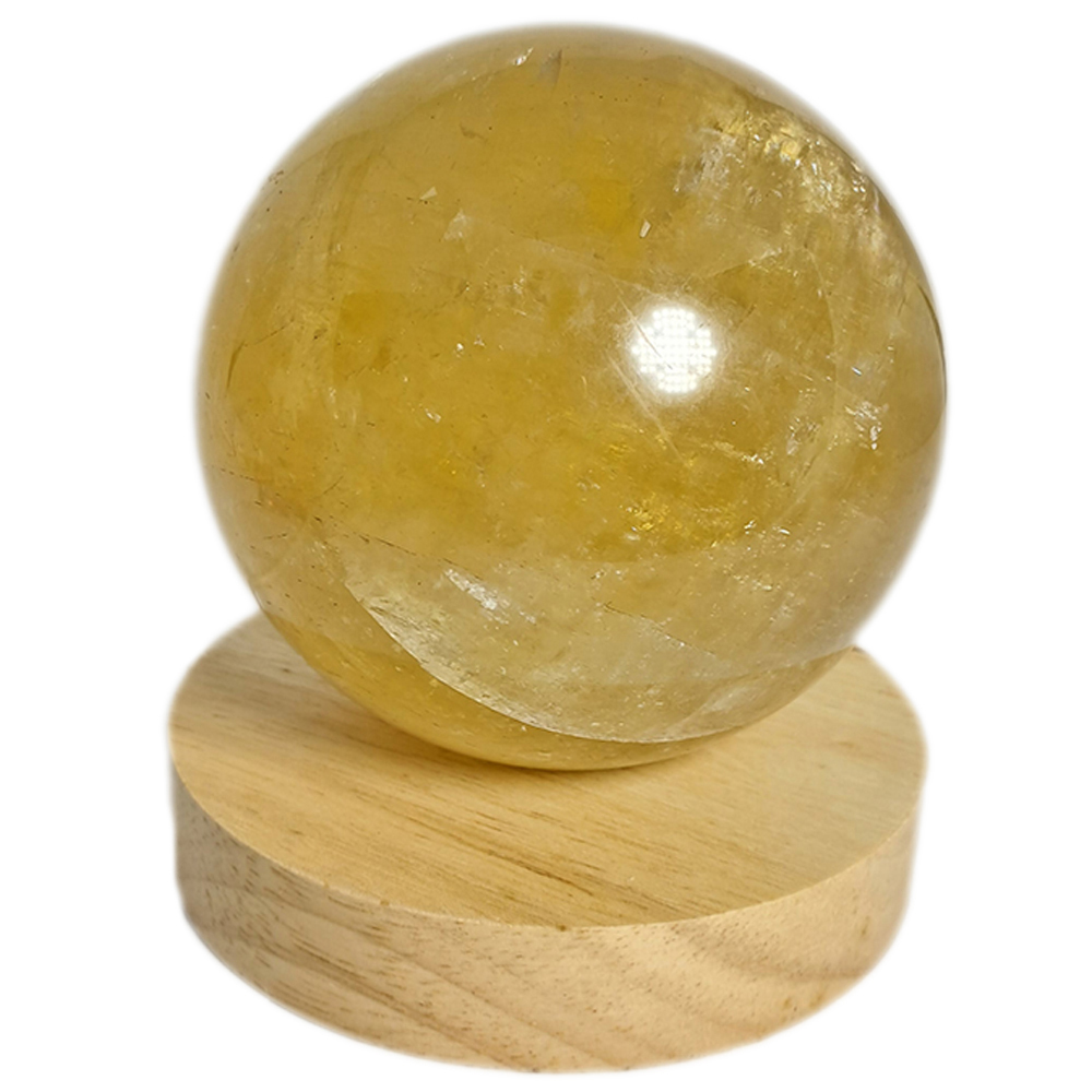 黃冰晶球 公分&led燈座【十方】152421