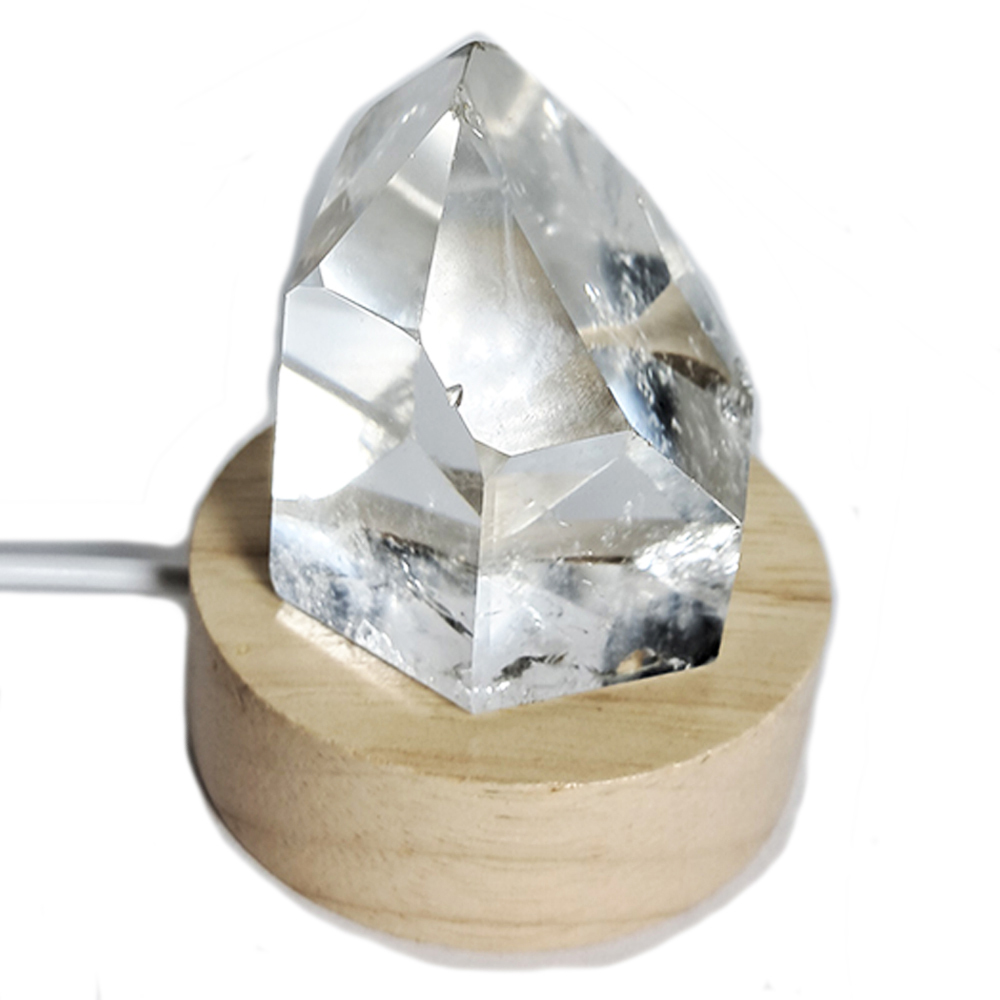 水晶柱5公分& led燈座【十方】152468