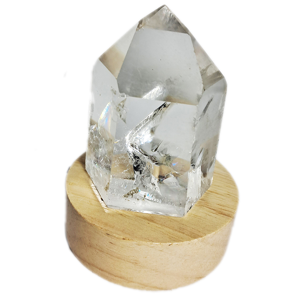 水晶柱6公分& led燈座【十方】152475