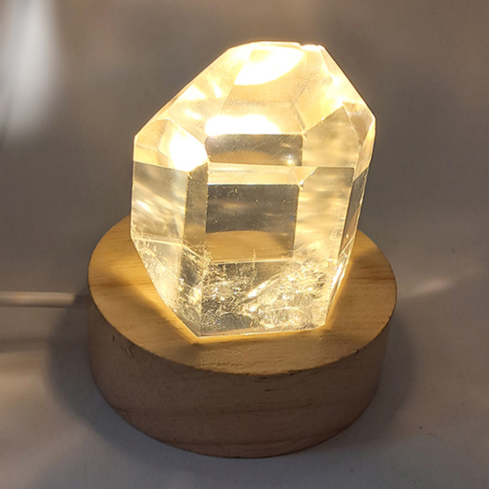 水晶柱5公分& led燈座【十方】152468