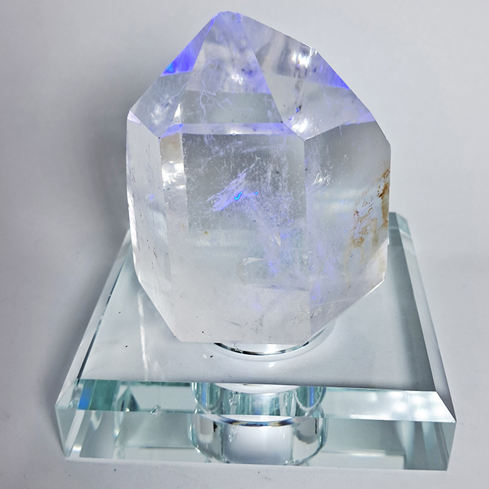 水晶柱7公分&led燈座【十方】152490