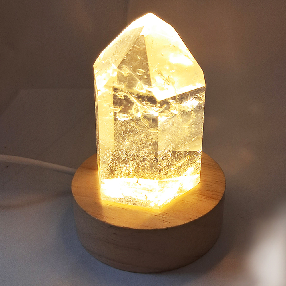 水晶柱高6.5公分 & led燈座【十方】152469