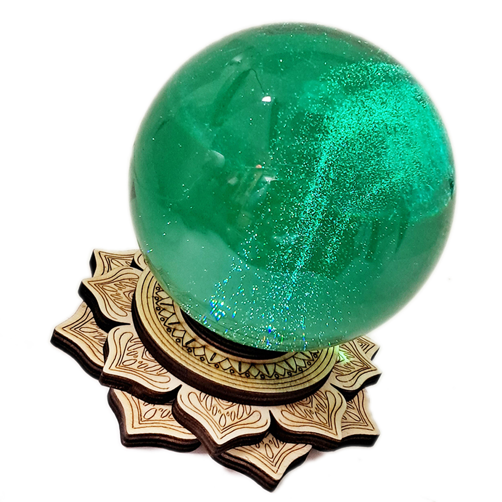 綠曜石&蓮花led燈座【十方】152477