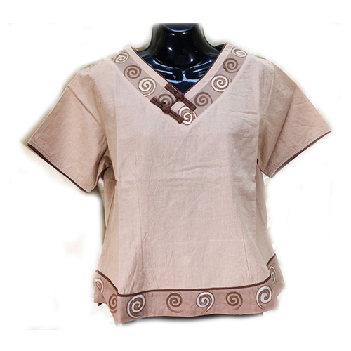 典雅短袖 中國服上衣{特價出清}【十方】145615