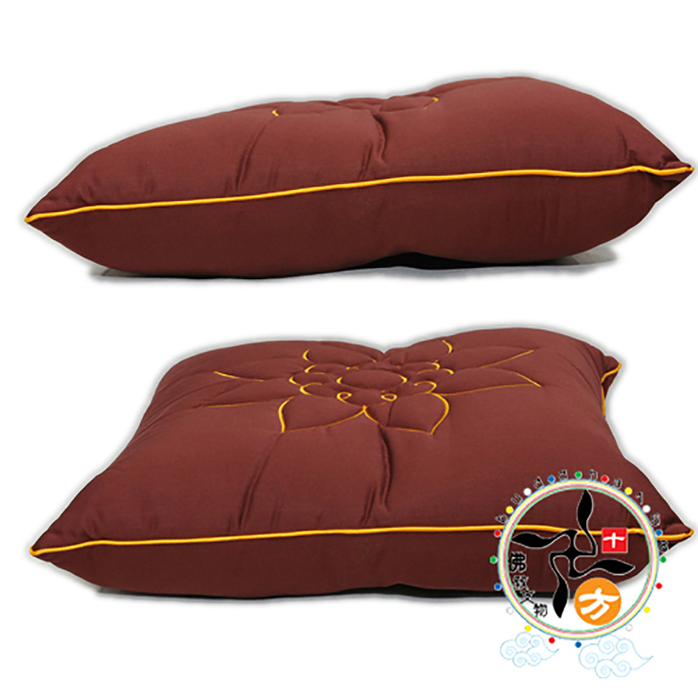  方型蒲團{全藥}咖啡色F20A【十方】110271