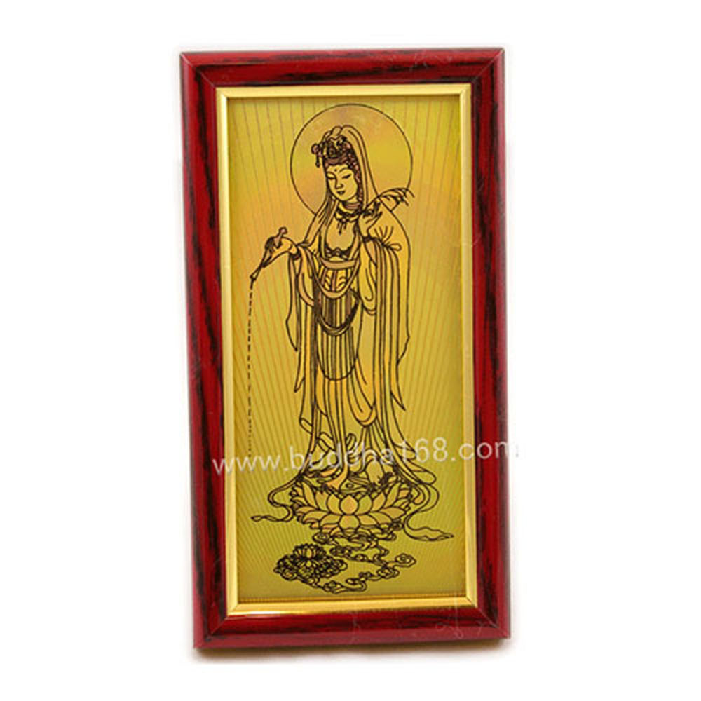 滴水觀音雷射金相框【十方】114109