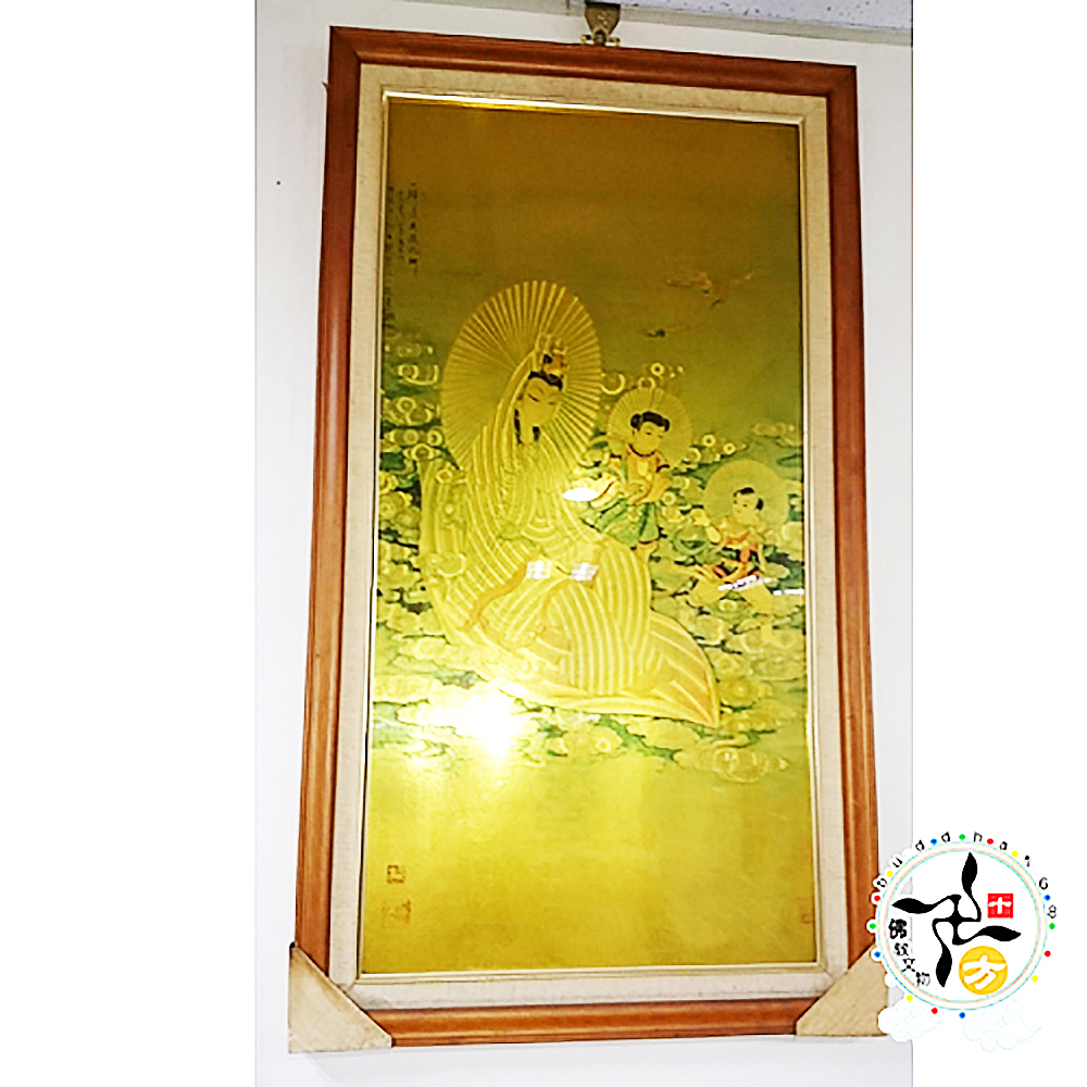 荷葉觀音掛圖/展示品【十方】137302