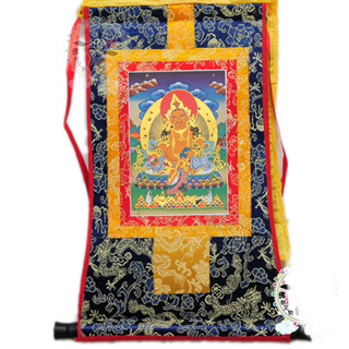 黃財神 迷你唐卡【十方】140299