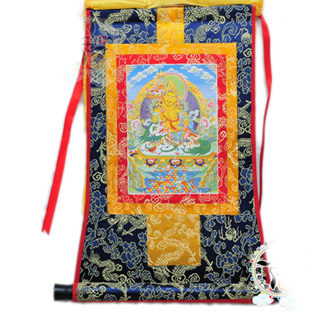 財寶天王 迷你唐卡【十方】140307