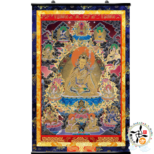 蓮花生大士{油畫布}掛圖高90公分【十方】139903