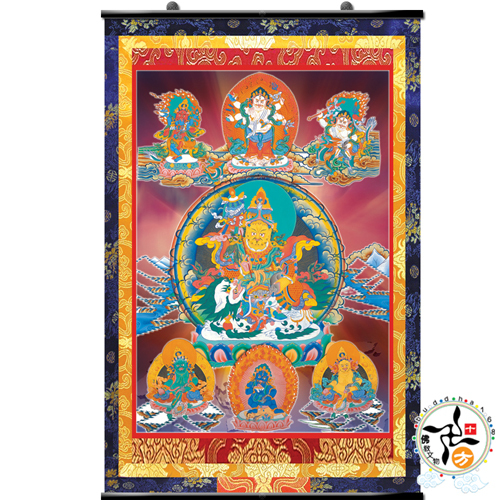 五路財神{油畫布}掛圖高90公分【十方】139898