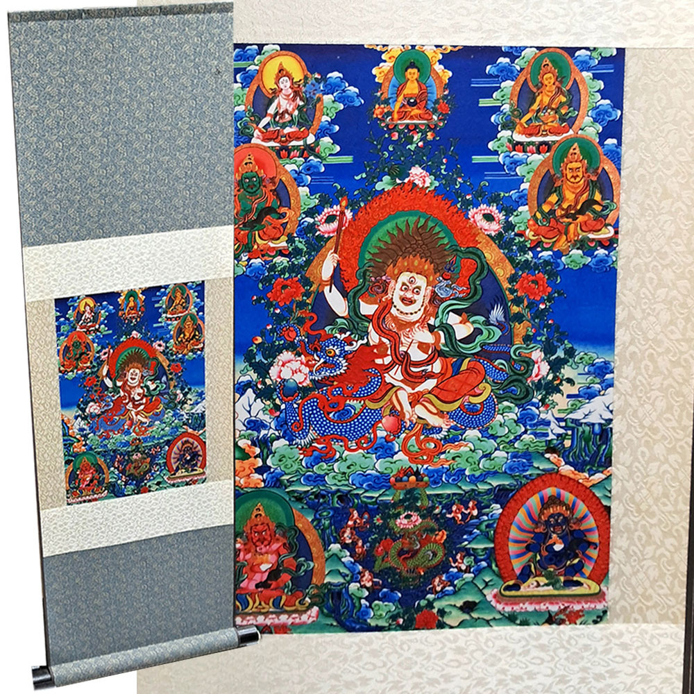 五路財神{絲綢}掛圖【十方】139508