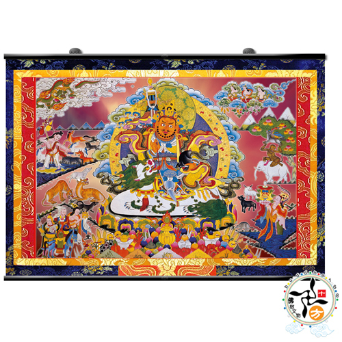 財寶天王{油畫布}掛圖高60公分【十方】139907