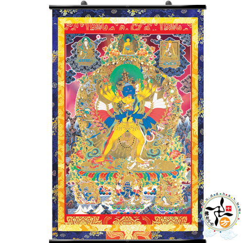 時輪金剛{油畫布}掛圖高90公分【十方】139897