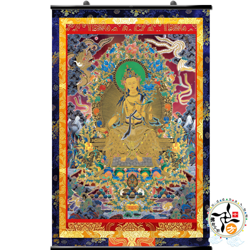 強巴佛{油畫布}掛圖高90公分【十方】139904