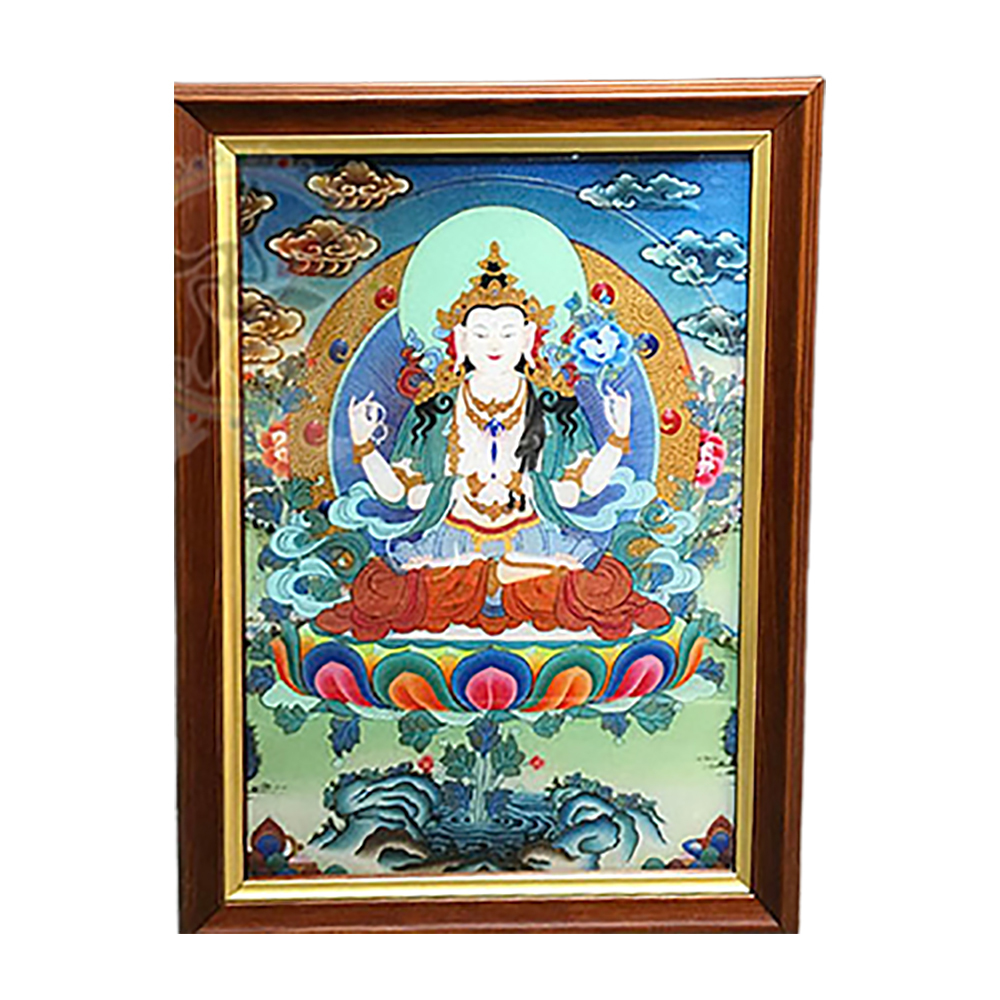 四臂觀音 {壓克力畫}掛圖34公分180118A4【十方】146305