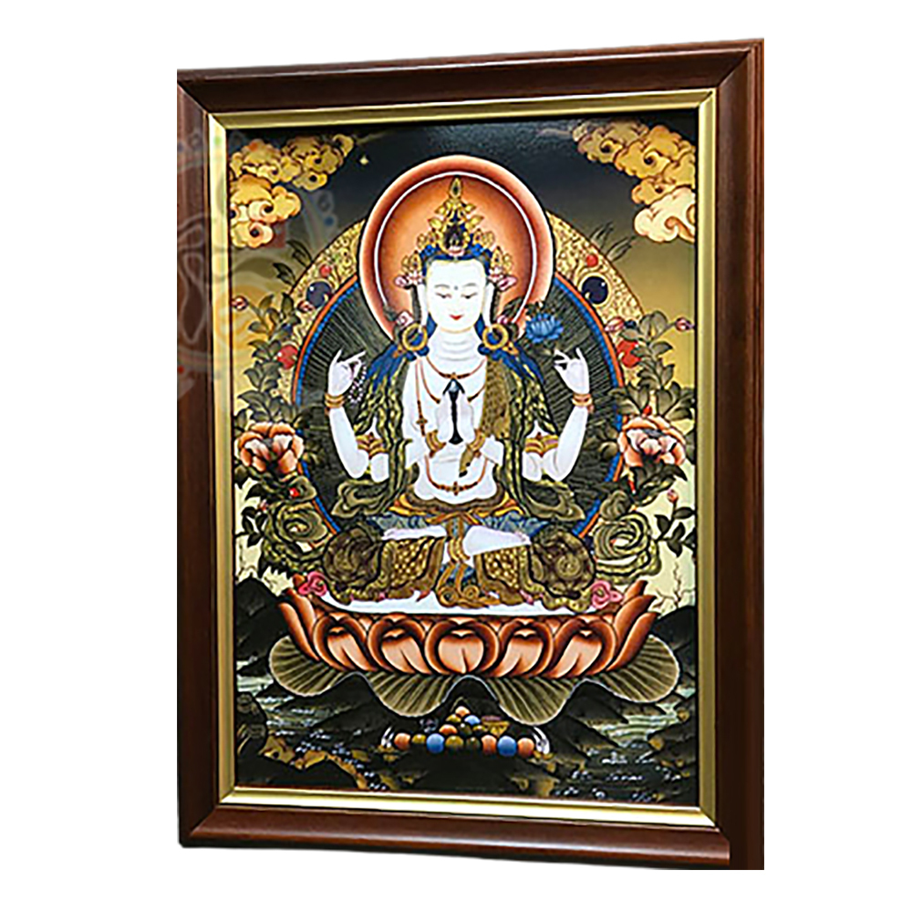 四臂觀音 {壓克力畫}掛圖34公分 A4【十方】146313【十方】146313