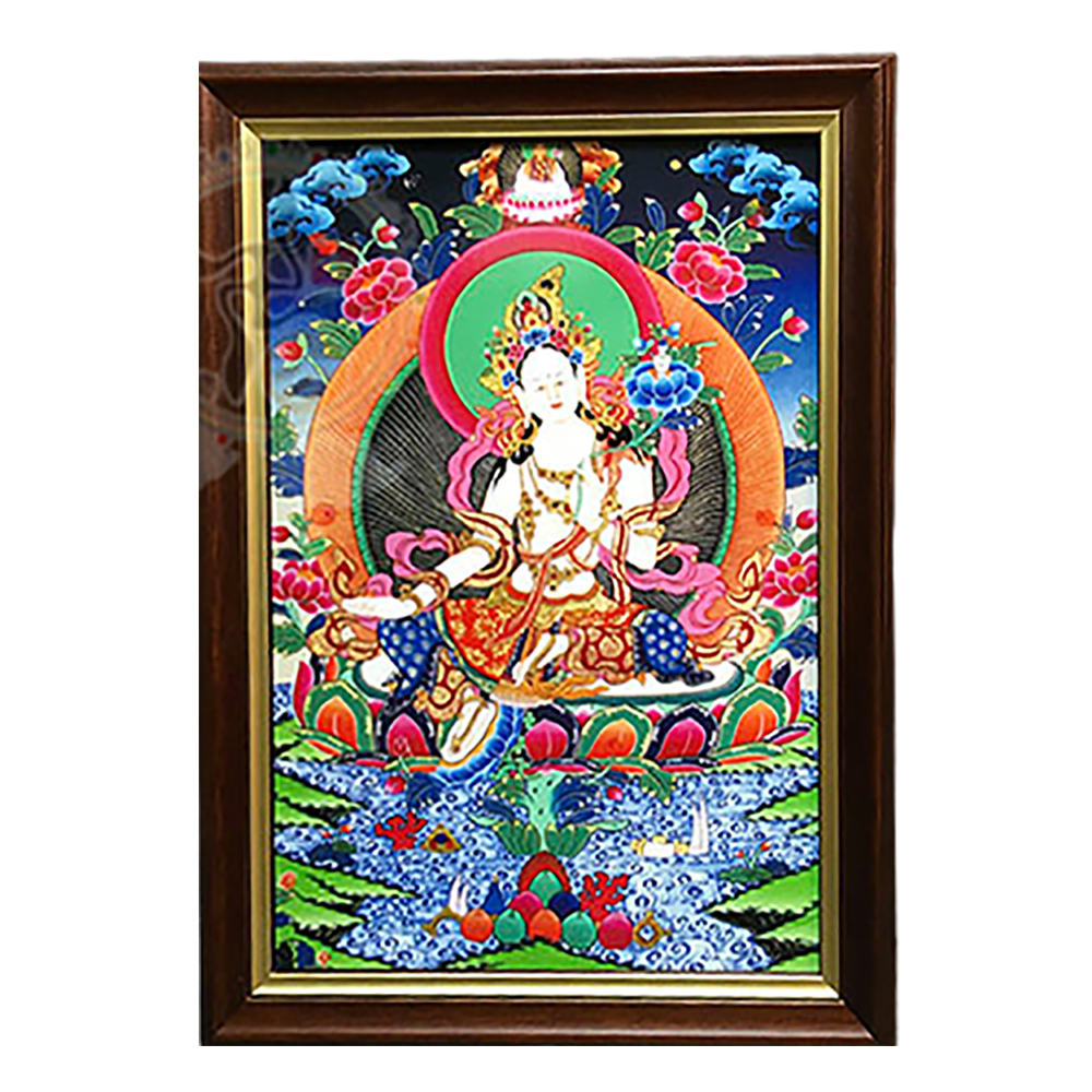 白度母  {壓克力畫} 掛圖 34公分18011A4【十方】146310