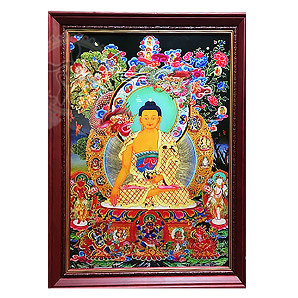 釋迦牟尼佛{壓克力畫} 掛圖 48 公分A3【十方】146295